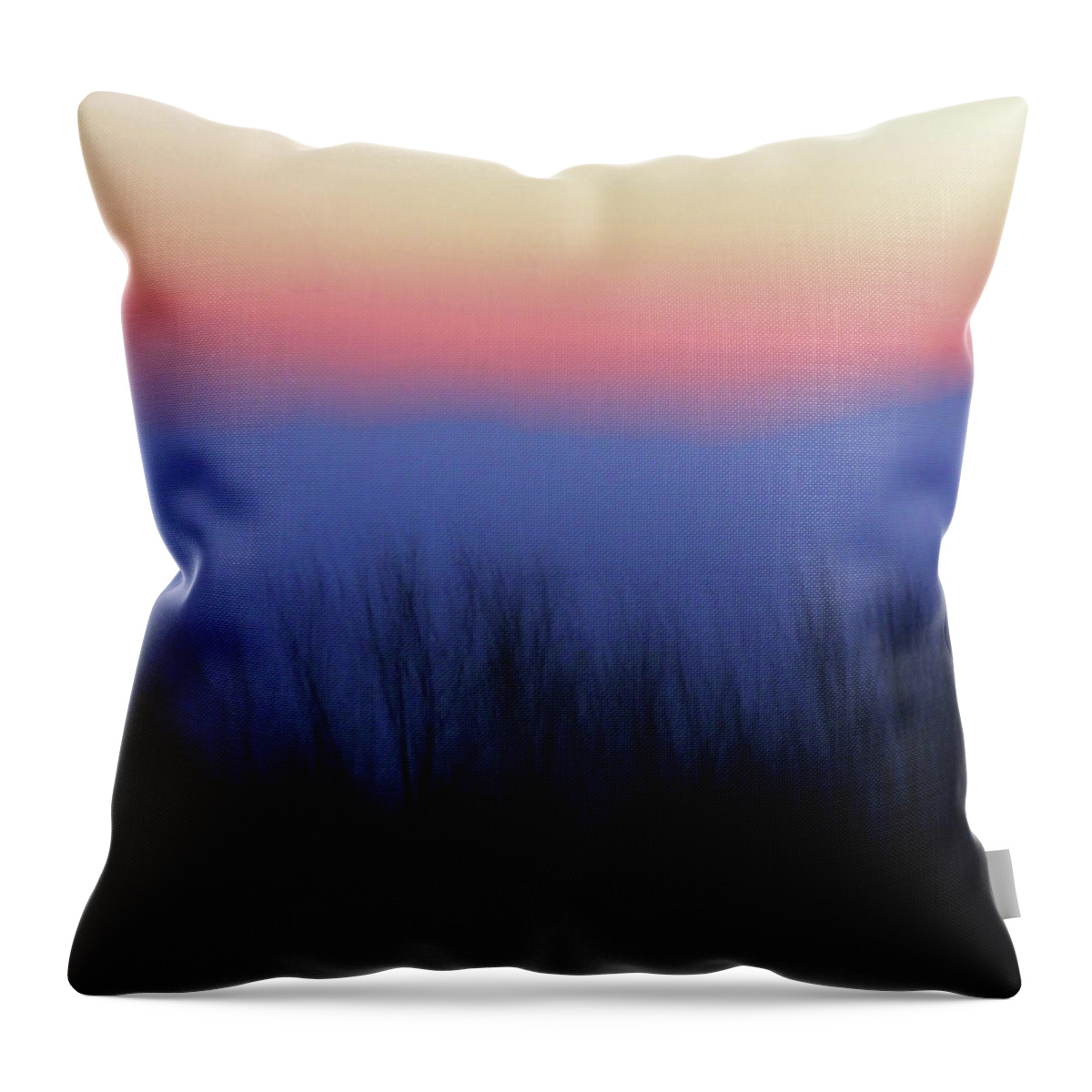 Sunset Throw Pillow featuring the photograph Massanutten Sunset by Carolyn Stagger Cokley