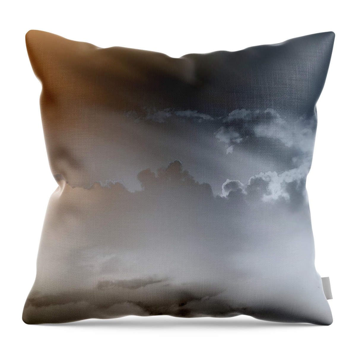 The Sky Fades Throw Pillow featuring the photograph May 24 2 by John Emmett