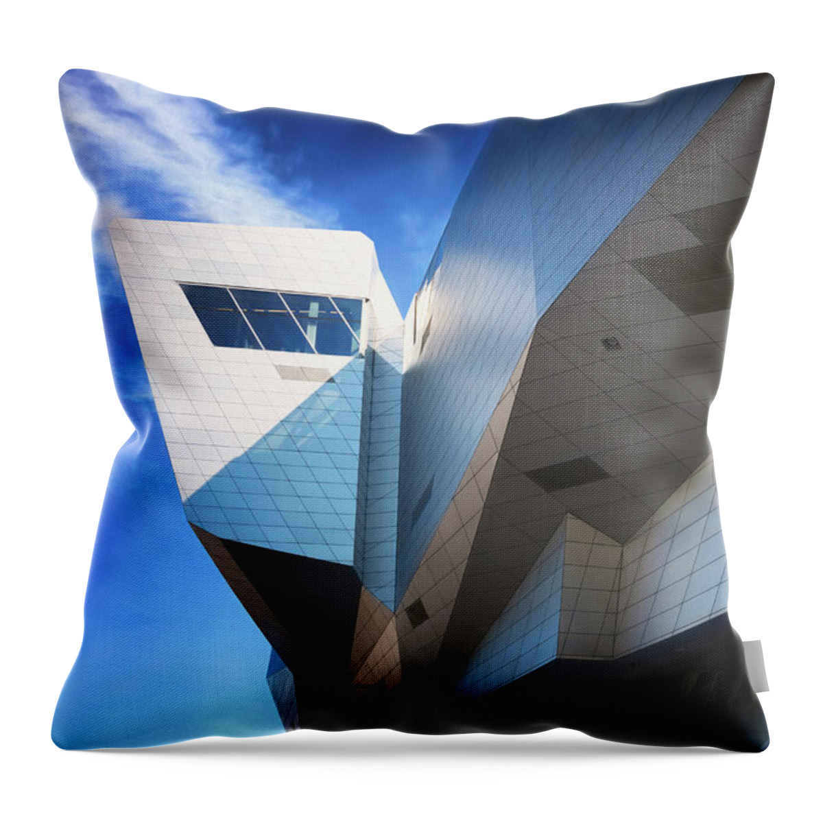 Lyon Throw Pillow featuring the photograph Modern Architecture Lyon France by Carol Japp