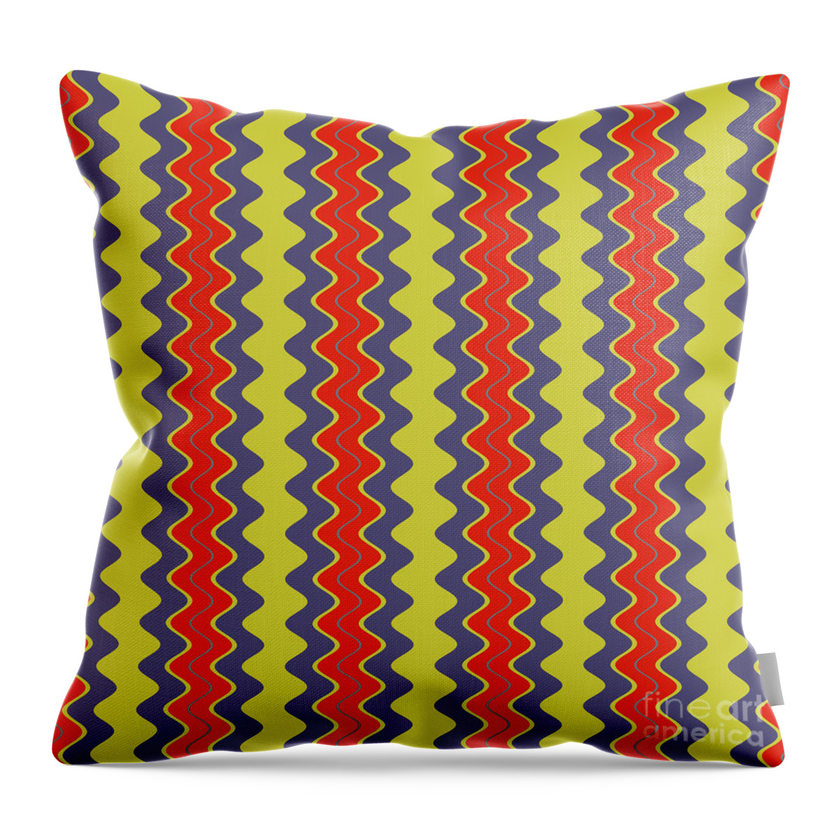Patterns Throw Pillow featuring the digital art Modern Geometric Designer Pattern 2070 by Philip Preston