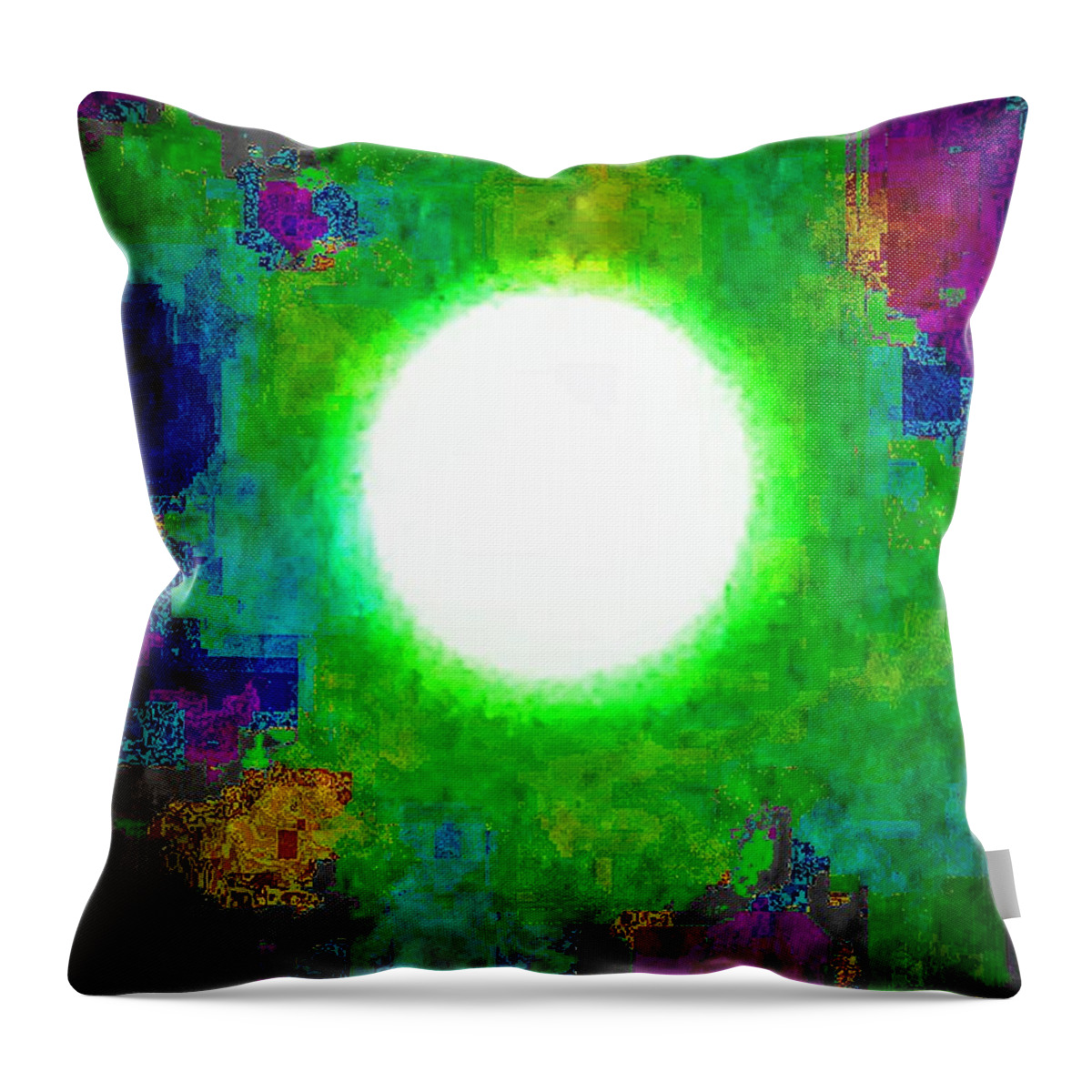 Moon Throw Pillow featuring the photograph Modern Moon by Andrew Lawrence