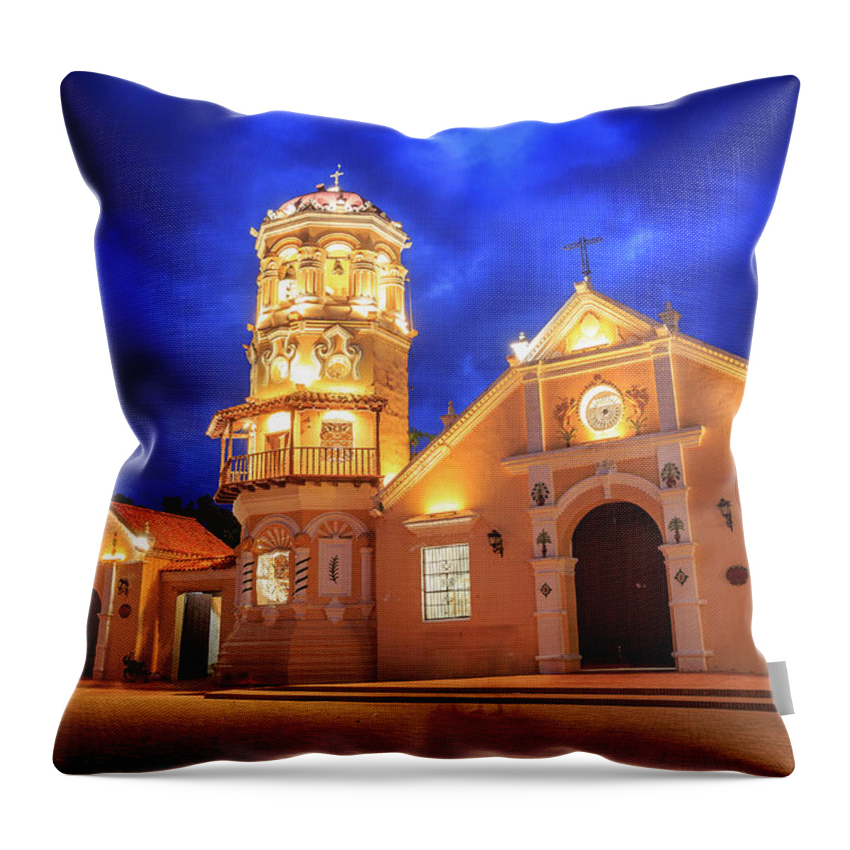 Mompox Throw Pillow featuring the photograph Mompox Bolivar Colombia by Tristan Quevilly