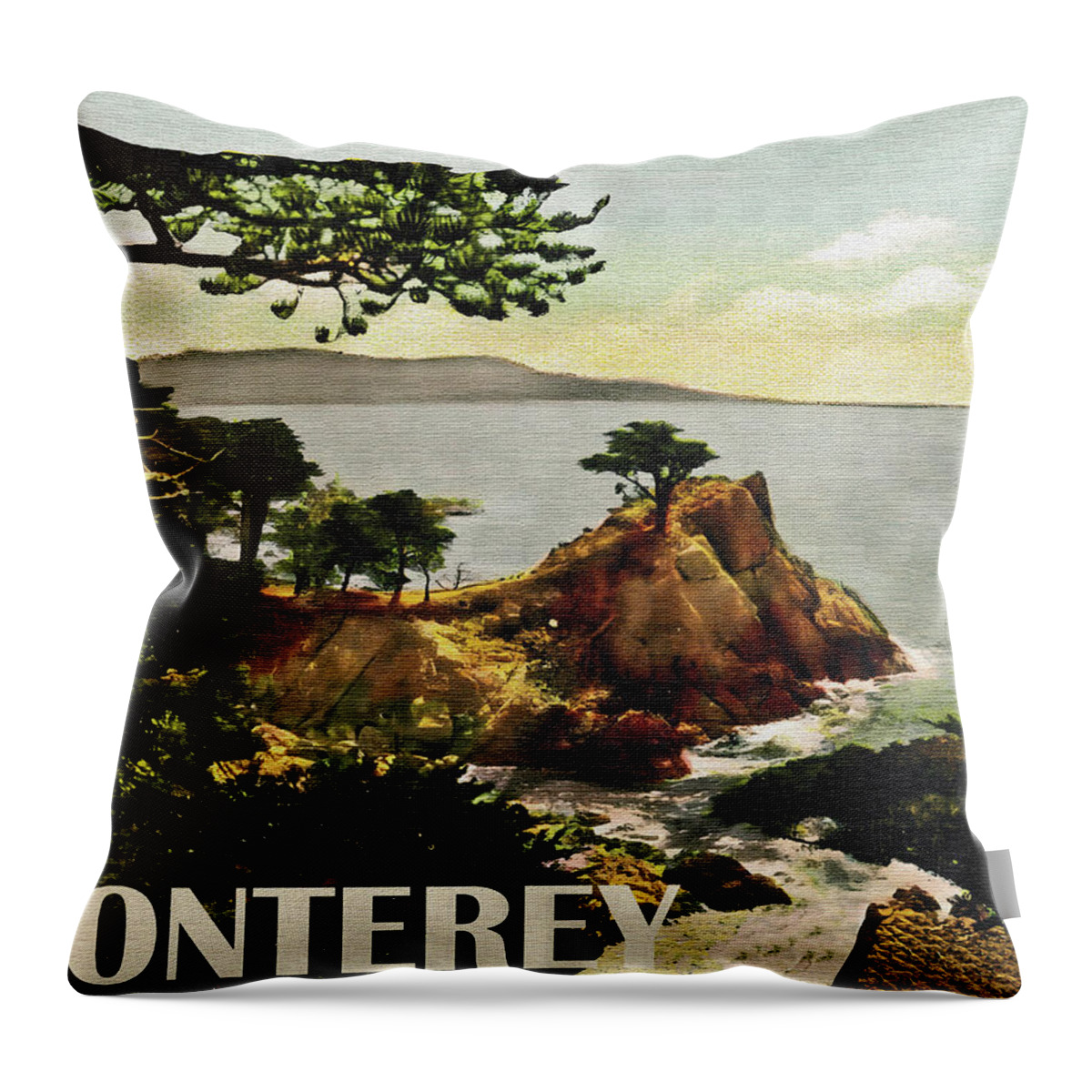Monterey Throw Pillow featuring the photograph Monterey Photo by Long Shot