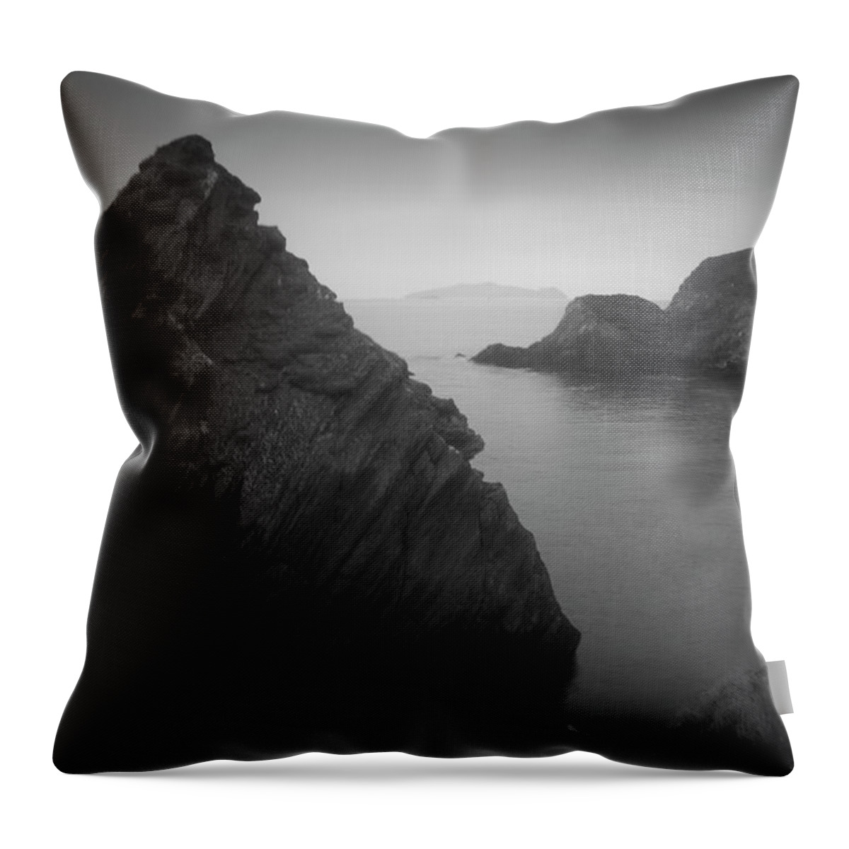 Moody Throw Pillow featuring the photograph Moody Monolith by Mark Callanan
