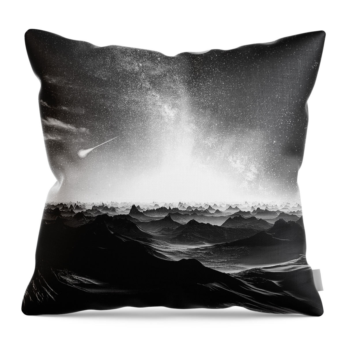 Fine Art Throw Pillow featuring the photograph Moon in love by Sofie Conte
