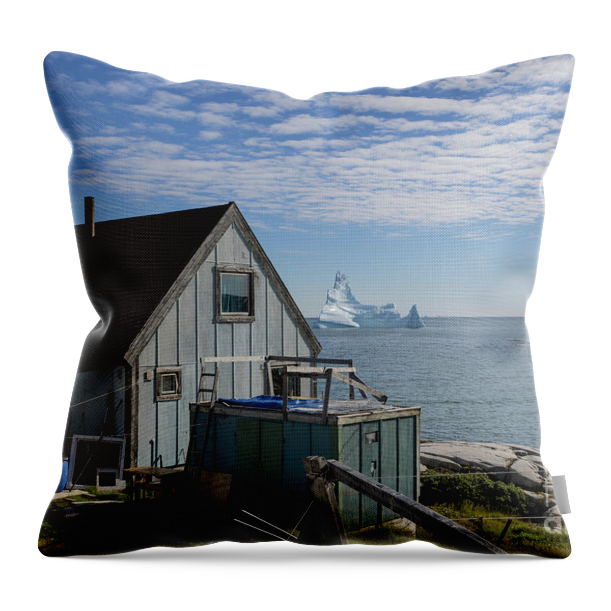 House Throw Pillow featuring the photograph Morning Serenity by Eva Lechner