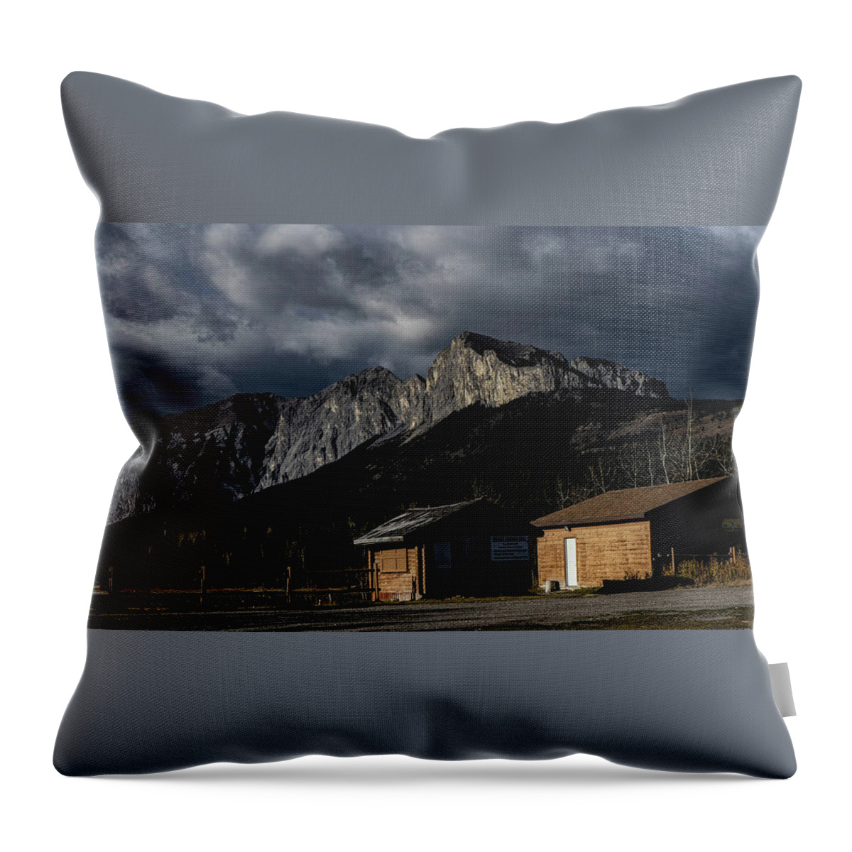 Digital Art Throw Pillow featuring the photograph Morning Travels by Jerald Blackstock