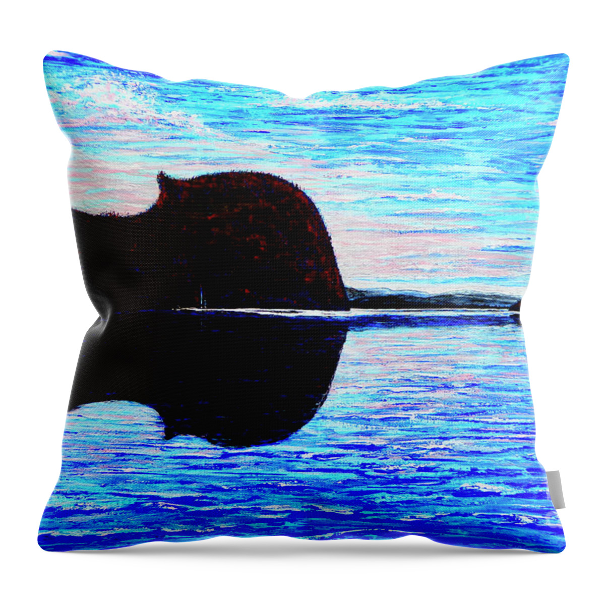 Mother Throw Pillow featuring the painting Mother Nature by Viktor Lazarev