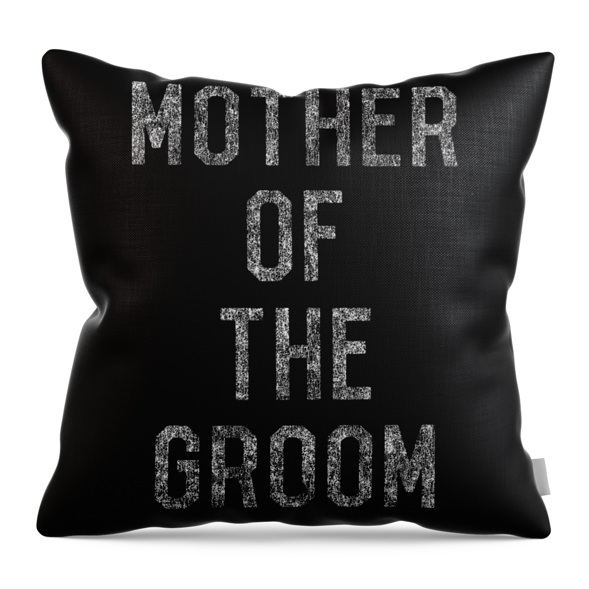 Funny Throw Pillow featuring the digital art Mother Of The Groom Retro by Flippin Sweet Gear