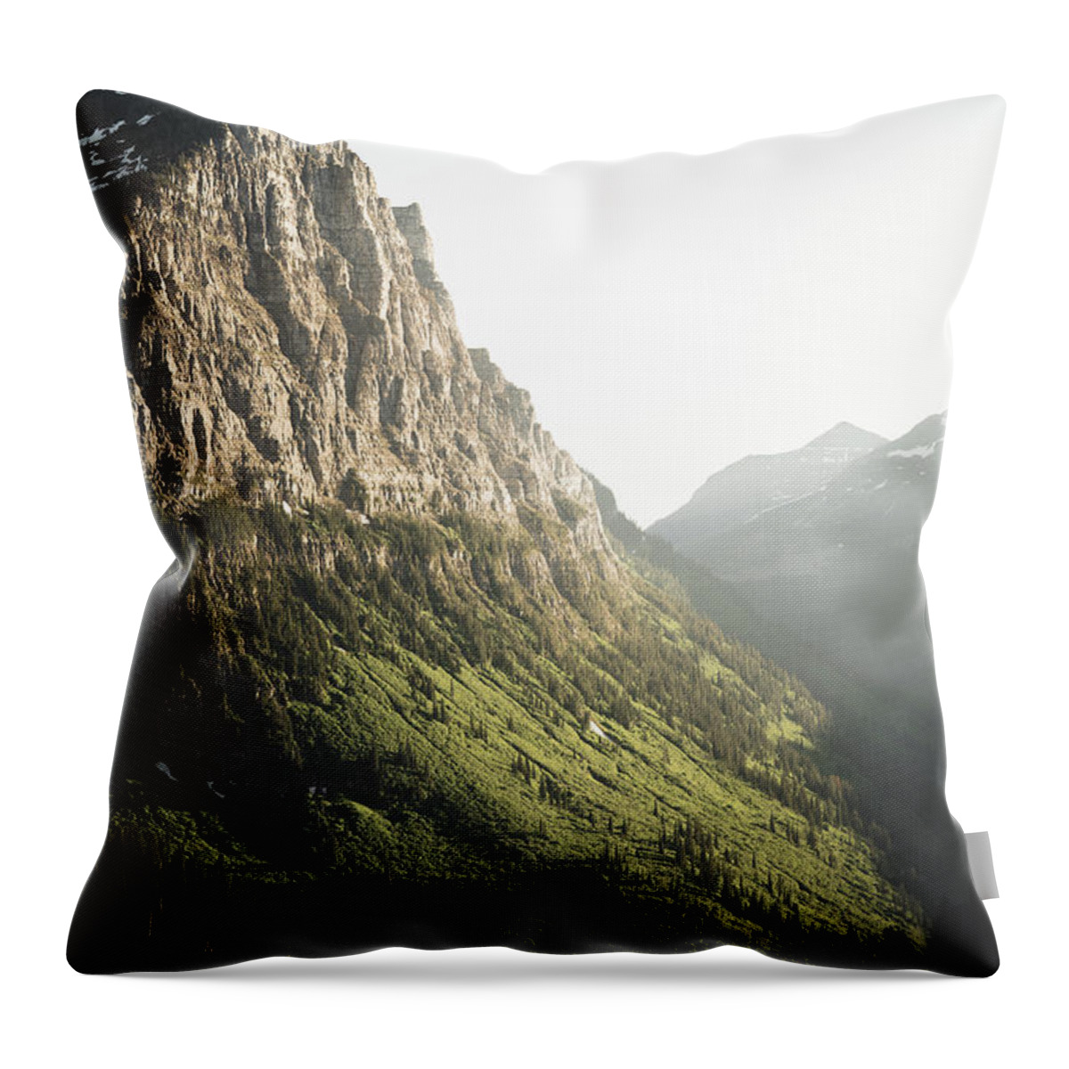  Throw Pillow featuring the photograph Mount Oberlin by William Boggs