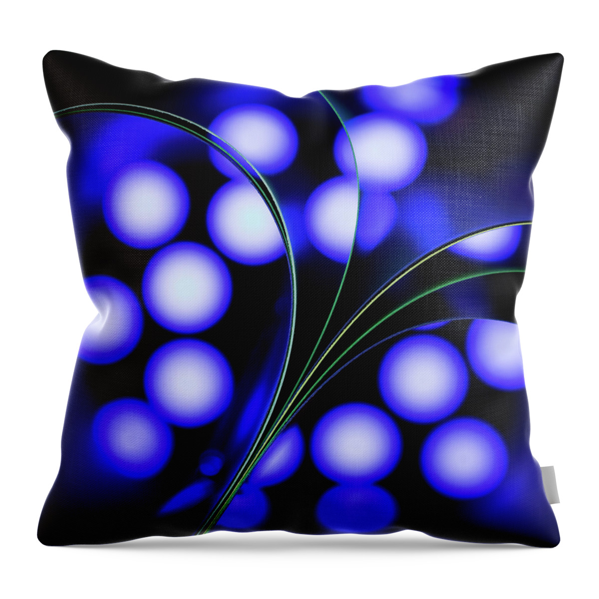 Abstract Throw Pillow featuring the photograph My Butterfly - Paper Abstract by Elvira Peretsman