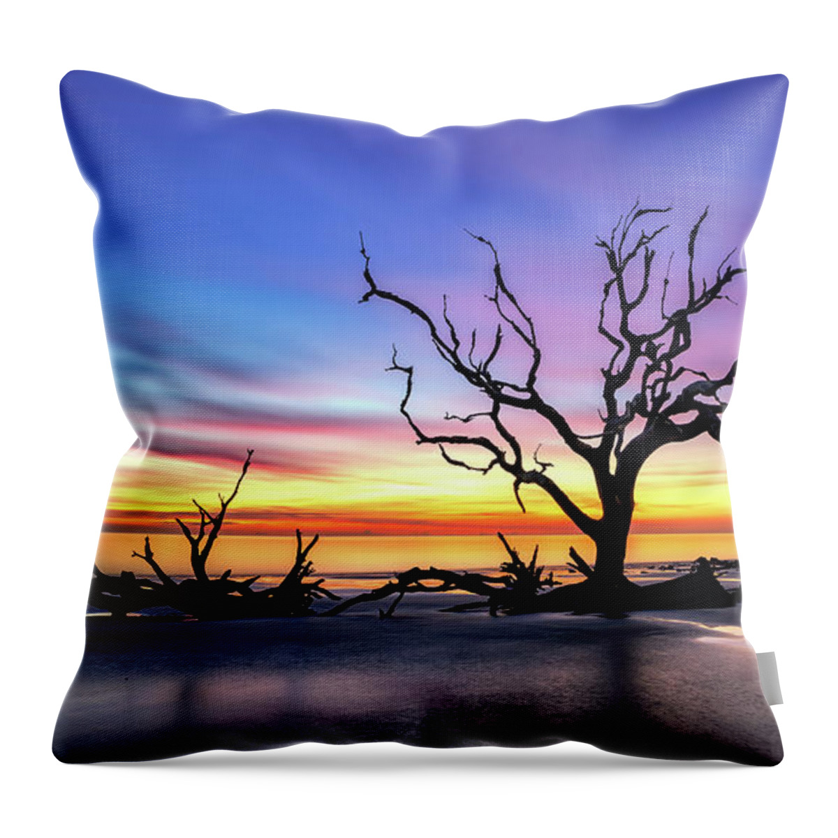 Landscape Throw Pillow featuring the photograph My Side of Paradise by C Renee Martin