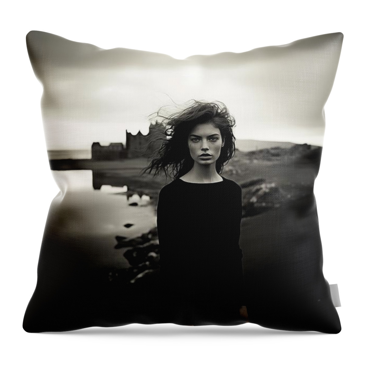 Ireland Throw Pillow featuring the photograph Mystic Ireland No.1 by My Head Cinema