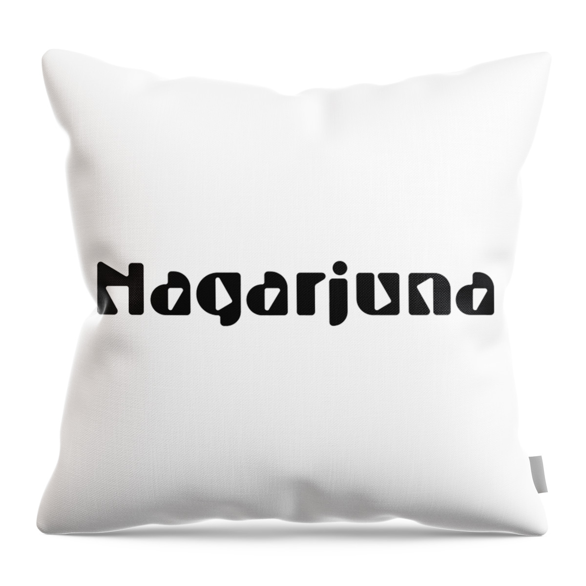 Nagarjuna Throw Pillow featuring the digital art Nagarjuna by TintoDesigns
