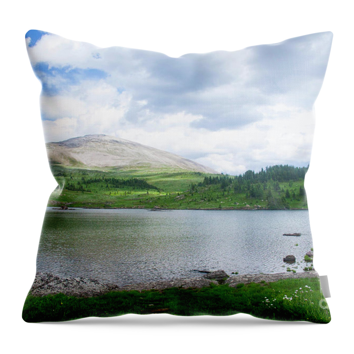 #nature #print #photography #fineart #cloud #sky #art #images #alberta Throw Pillow featuring the photograph Nature Unfolding by Jacquelinemari