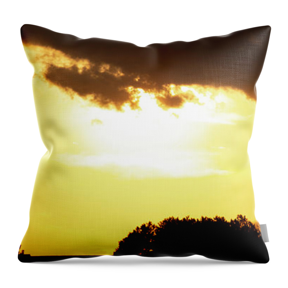 Nebraskasc Throw Pillow featuring the photograph Nebraska Thunderset 018 by Dale Kaminski