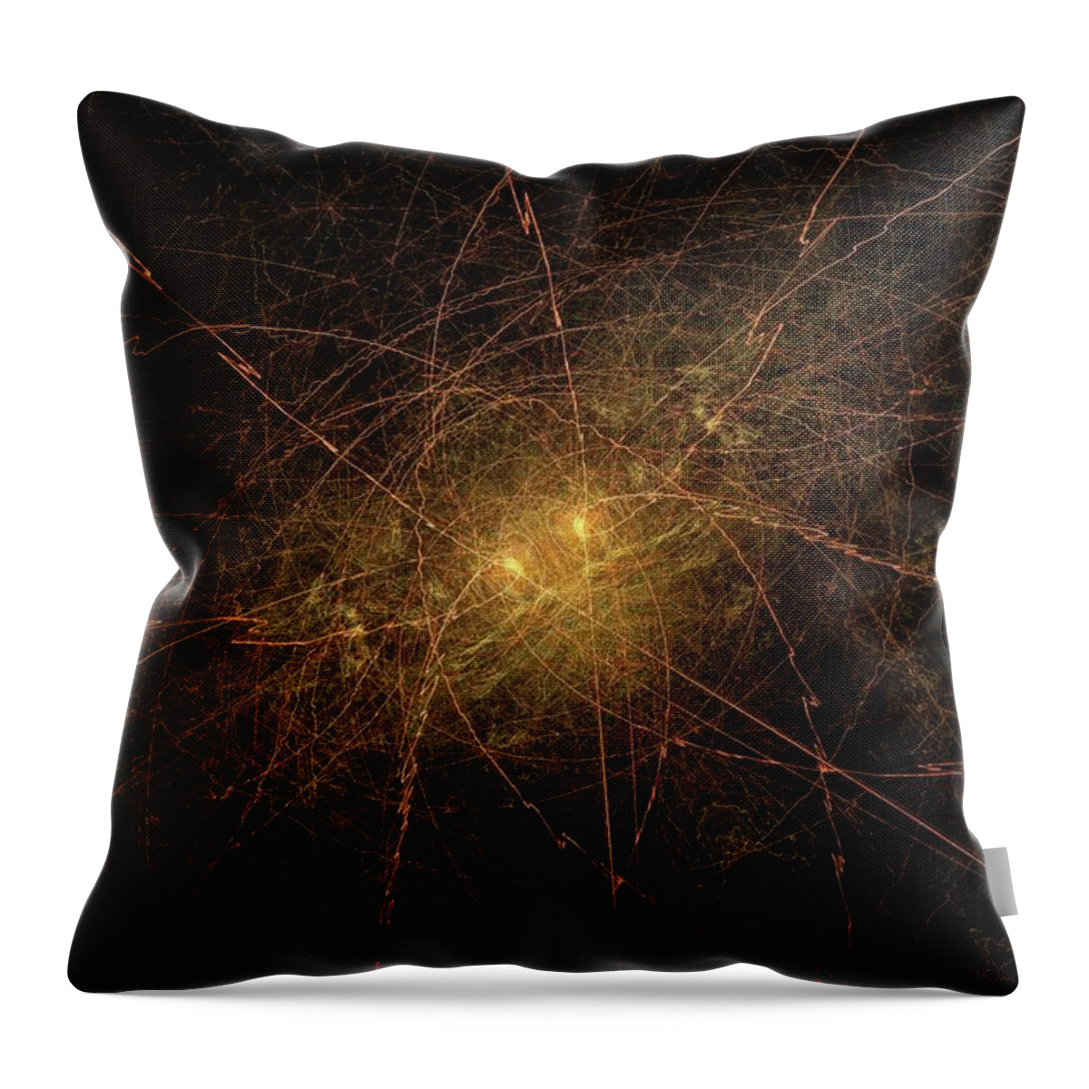 Home Throw Pillow featuring the digital art Neutral City by Jeff Iverson