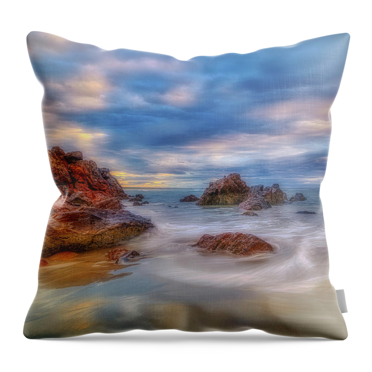 Marginal Way Throw Pillow featuring the photograph New Beginnings by Penny Polakoff