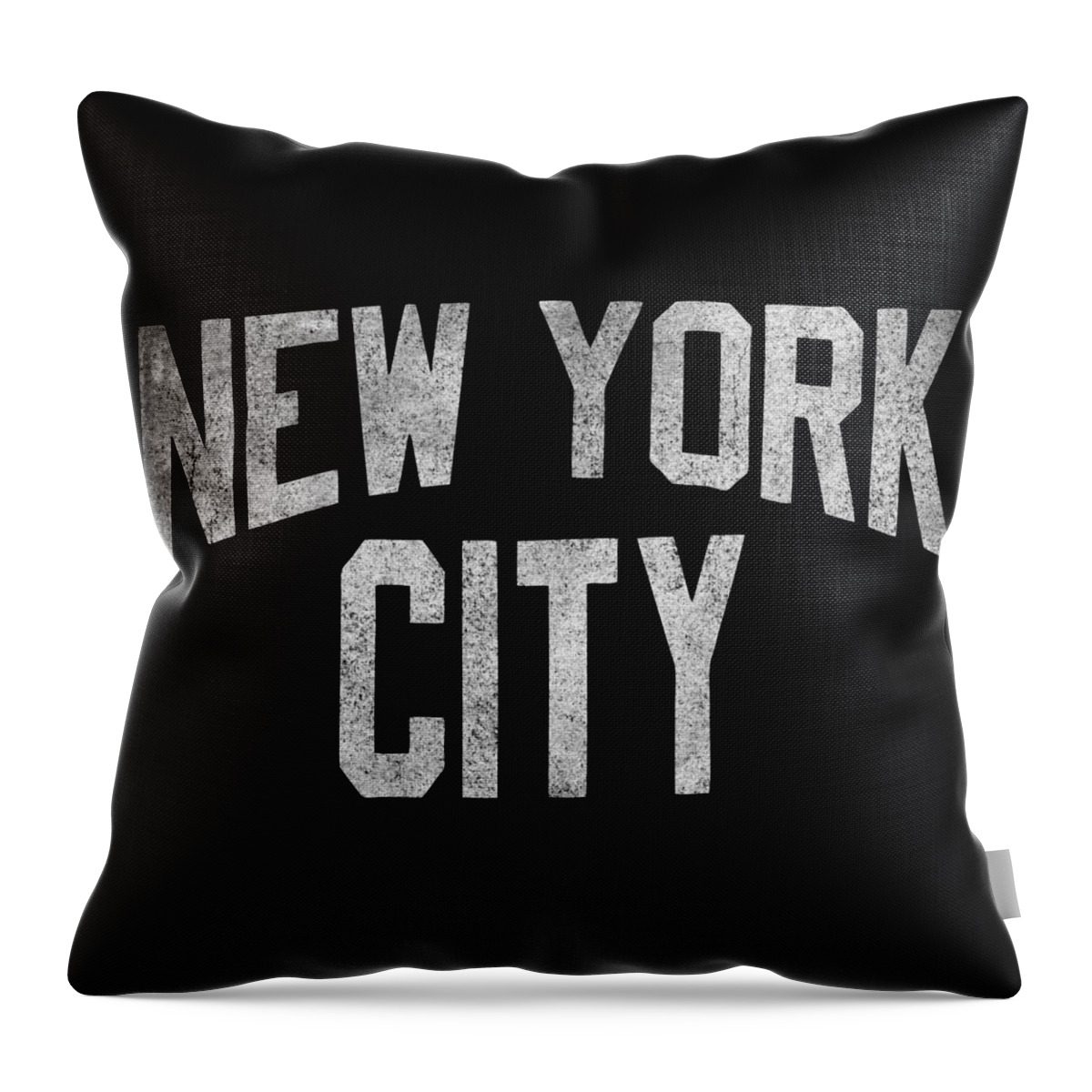 Nyc Throw Pillow featuring the digital art New York City NYC by Flippin Sweet Gear