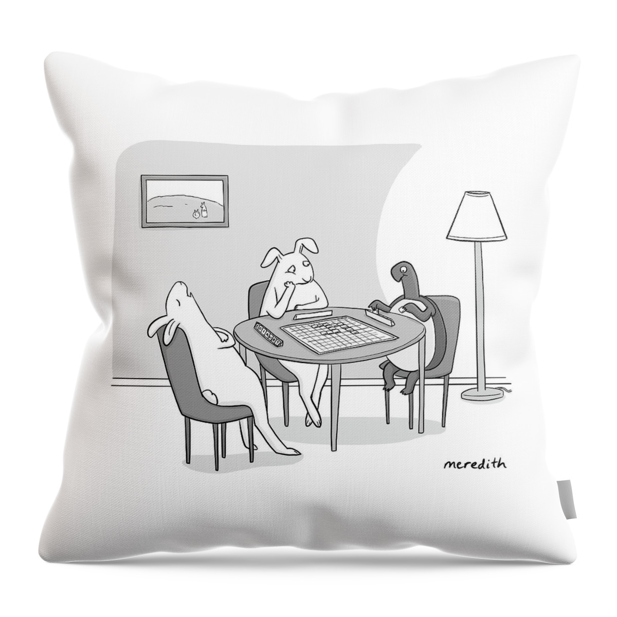 New Yorker December 26, 2022 Throw Pillow
