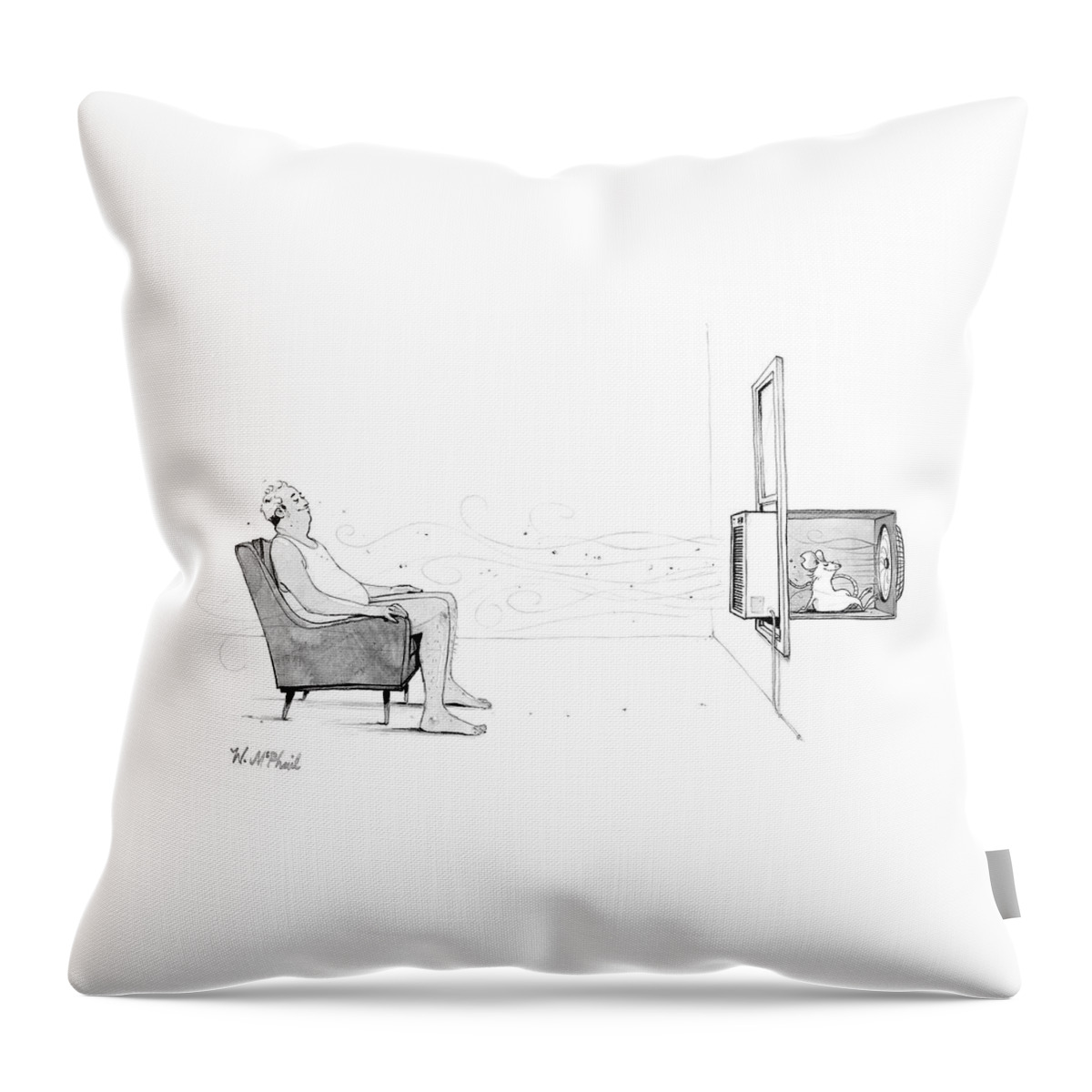 New Yorker July 10, 2023 Throw Pillow