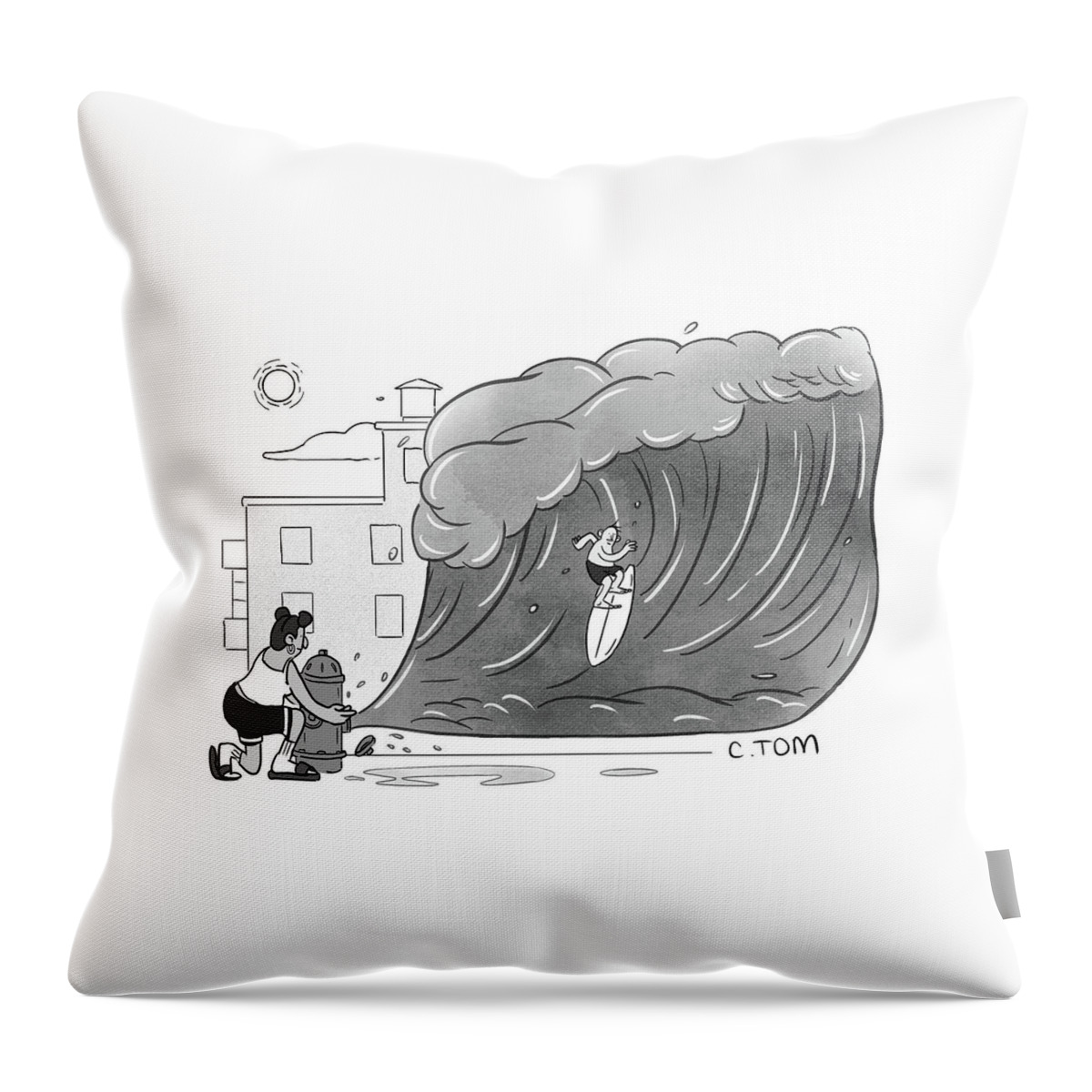 New Yorker July 6, 2022 Throw Pillow