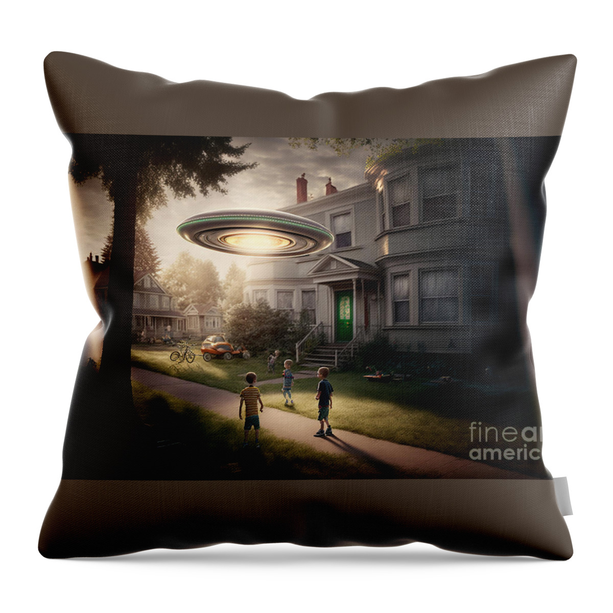 Night Throw Pillow featuring the mixed media Night Games VI by Jay Schankman
