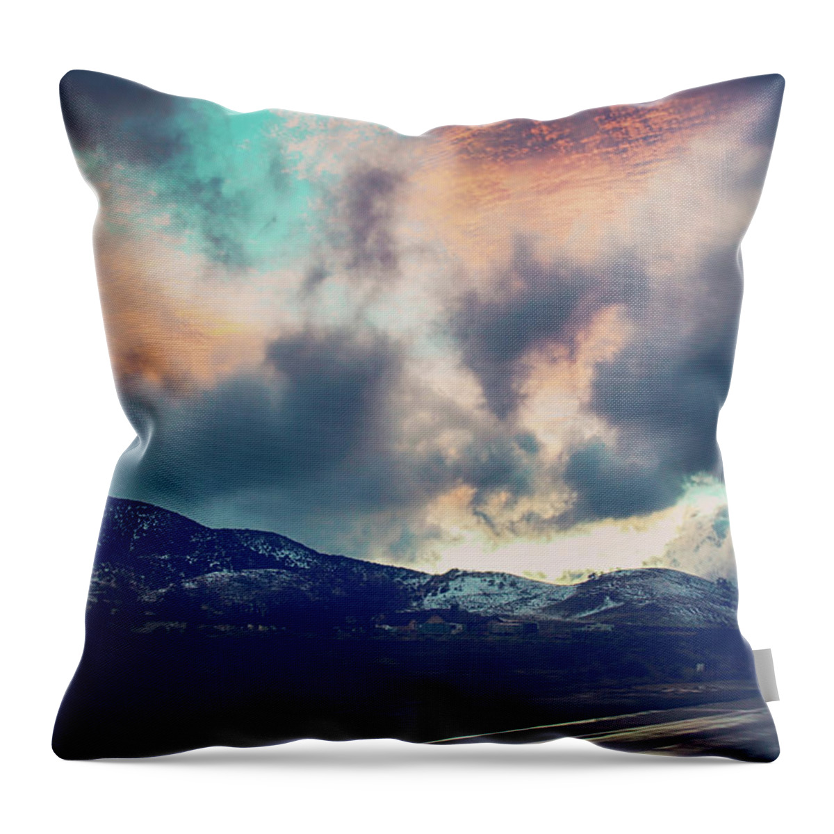 Tehachapi Throw Pillow featuring the photograph No Stopping Us Now by Laurie Search