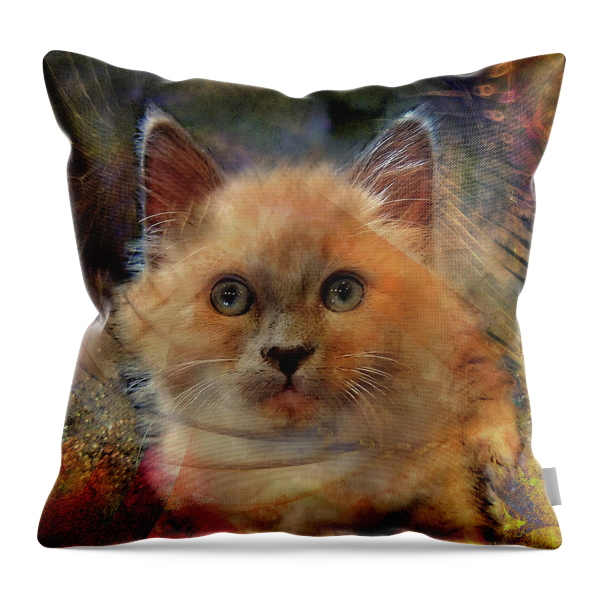 Affordable Art Throw Pillow featuring the digital art Notorious RDK by Studio B Prints