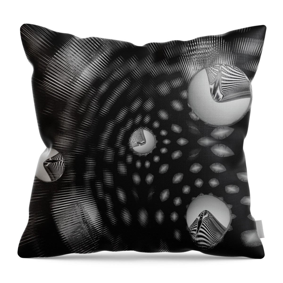 Nth Dimension Throw Pillow featuring the photograph Nth Dimension by Theodore Jones