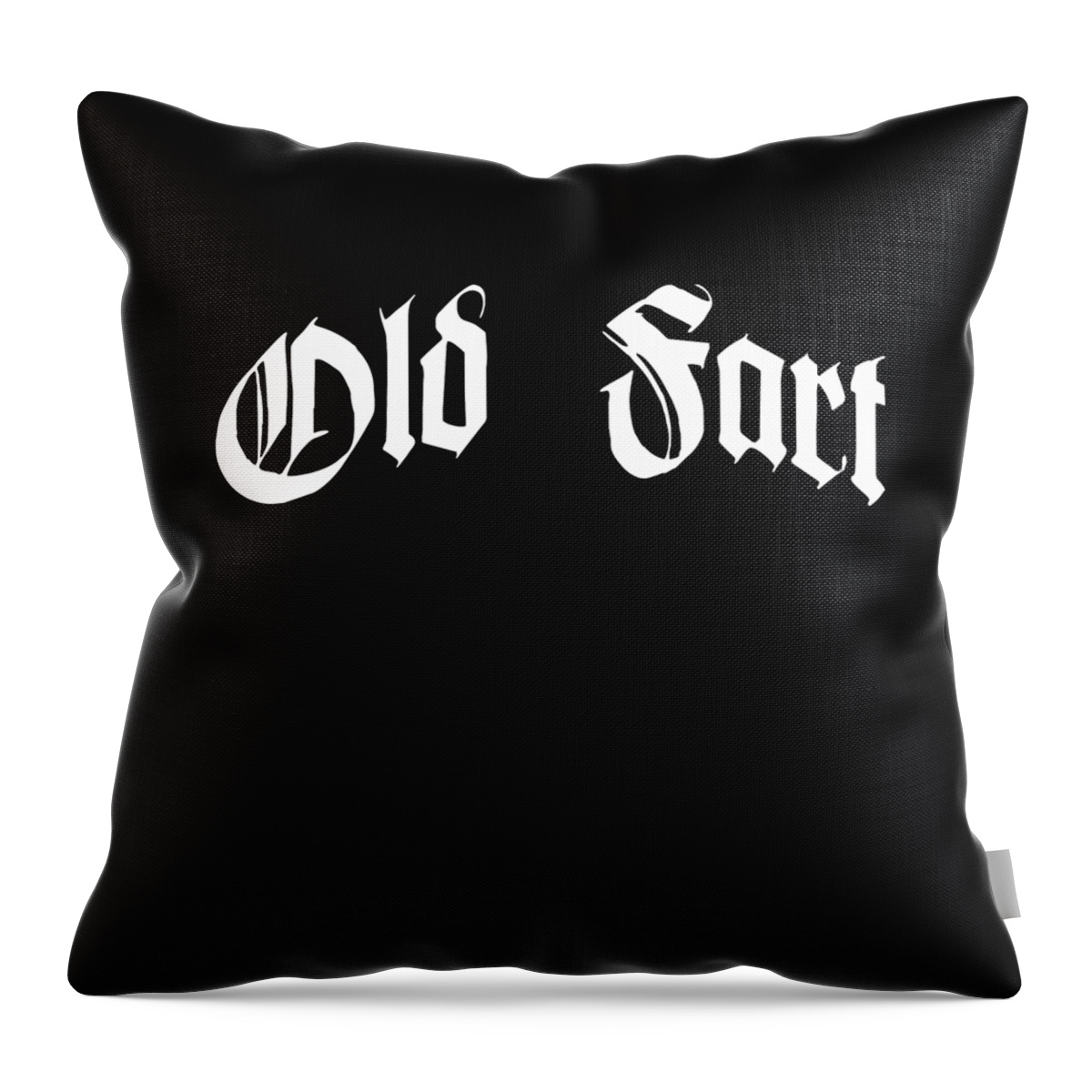 Gifts For Mom Throw Pillow featuring the digital art Old Fart Funny Dad Grandpa Gift by Flippin Sweet Gear