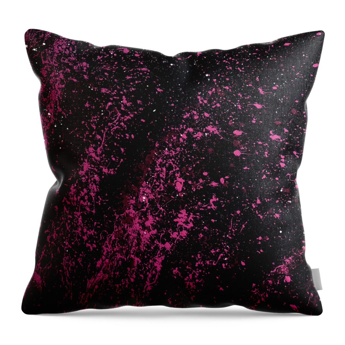 Abstract Throw Pillow featuring the painting Olly Olly by Heather Meglasson Impact Artist