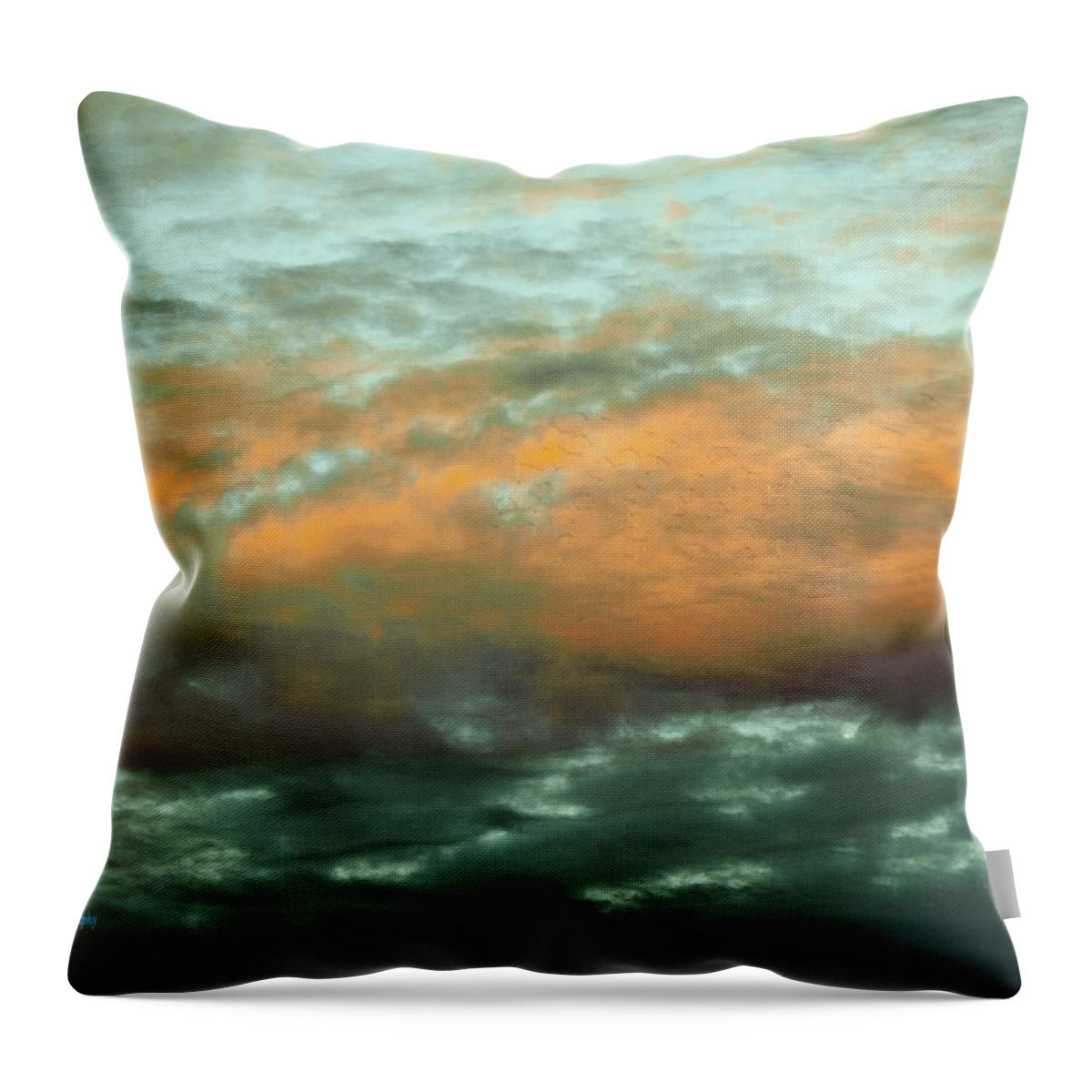 Winter Throw Pillow featuring the photograph Ominous Cumulus by Richard Thomas