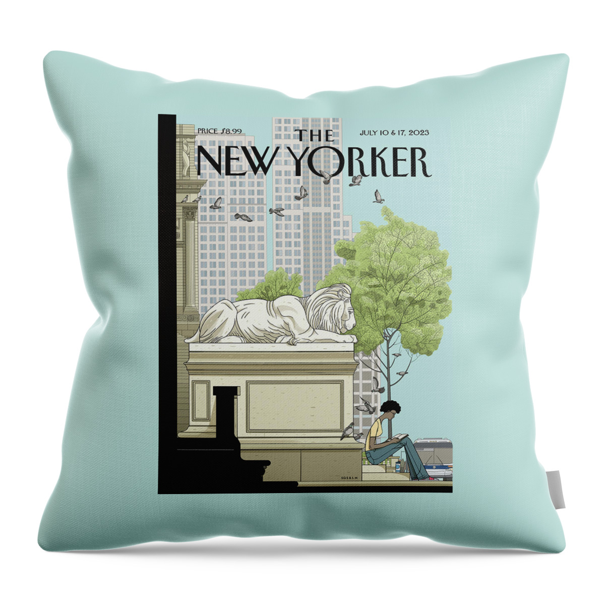 On The Same Page Throw Pillow