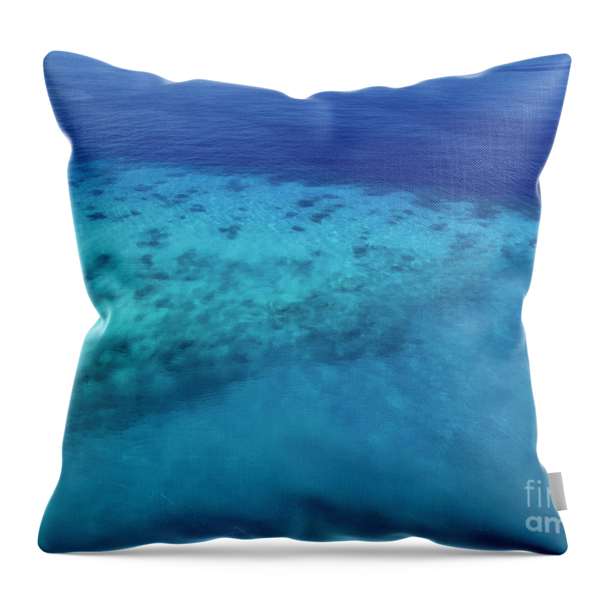 Reef Throw Pillow featuring the photograph Opening up the Sea by Clay Cofer