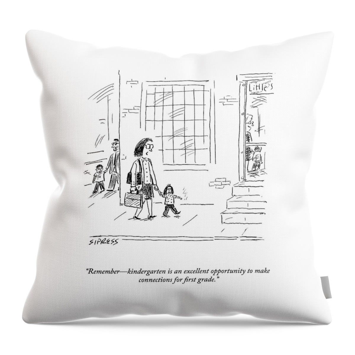 Opportunity To Make Connections Throw Pillow