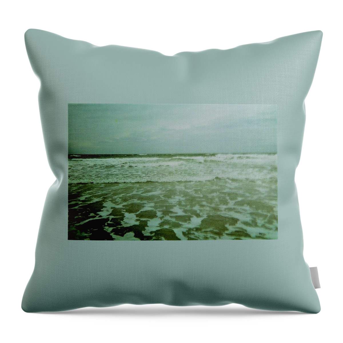 Ormond Beach Throw Pillow featuring the photograph Ormond Beach by Suzanne Berthier