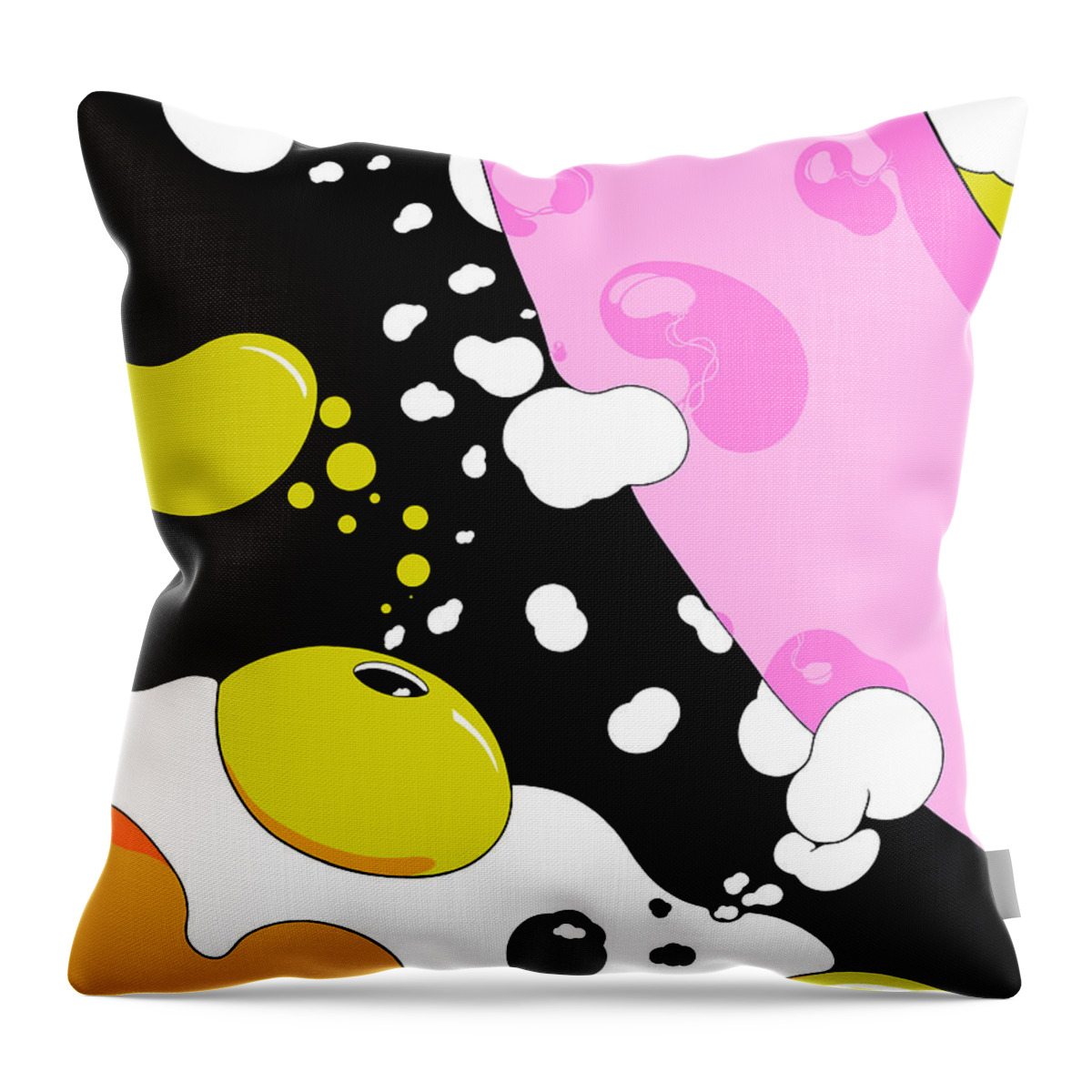 Clouds Throw Pillow featuring the digital art Outbreed by Craig Tilley