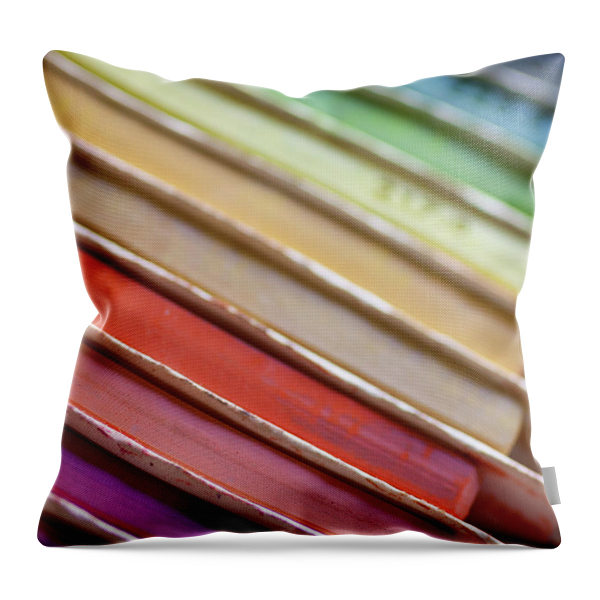 Rainbow Throw Pillow featuring the photograph Over The Rainbow by Ana V Ramirez