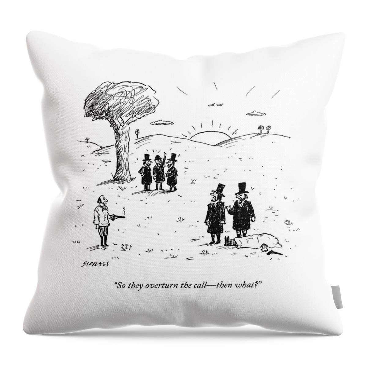 Overturn The Call Throw Pillow
