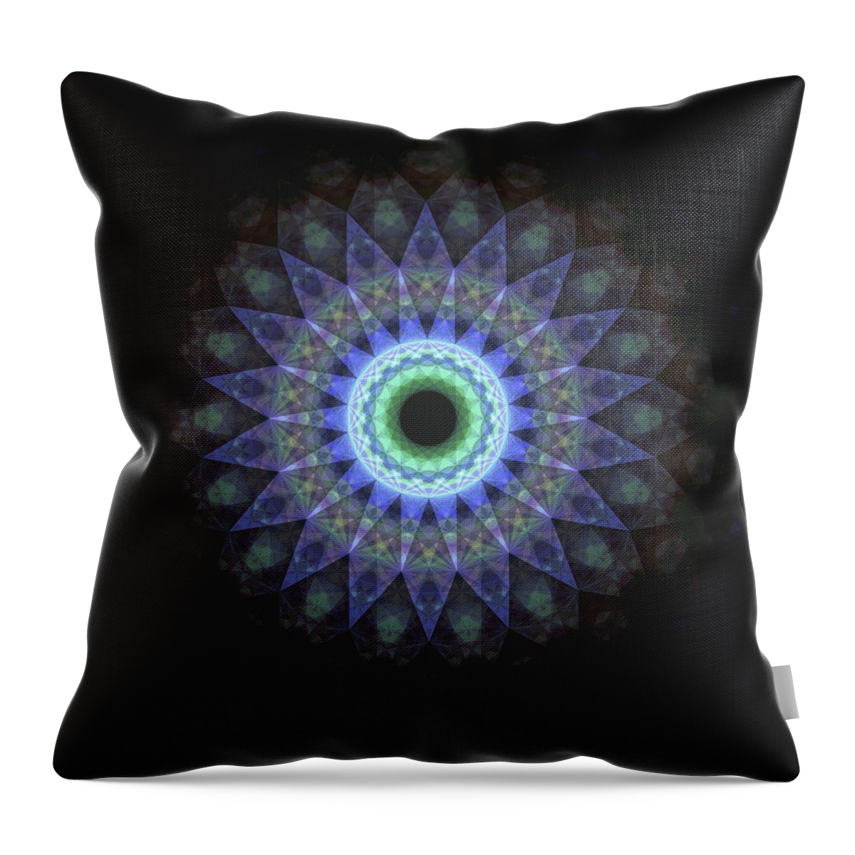  Throw Pillow featuring the digital art P 2l 18d by Primary Design Co