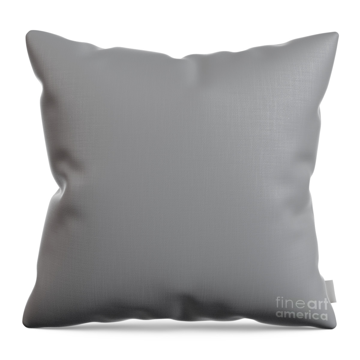 Pantone Throw Pillow featuring the digital art Pantone Gray Color of the Year 2021 by Delynn Addams