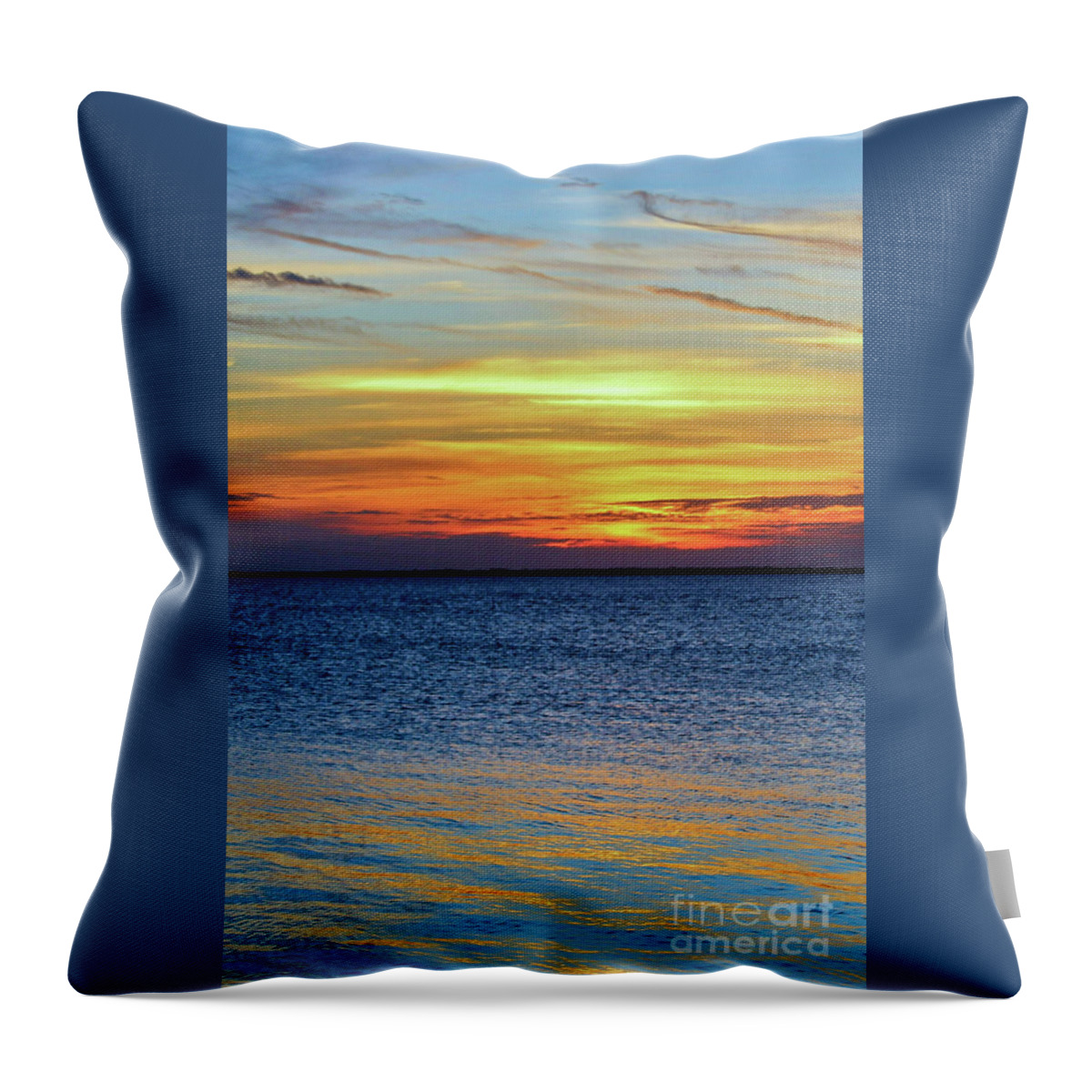 Sunset Throw Pillow featuring the photograph Peace by Joanne Carey