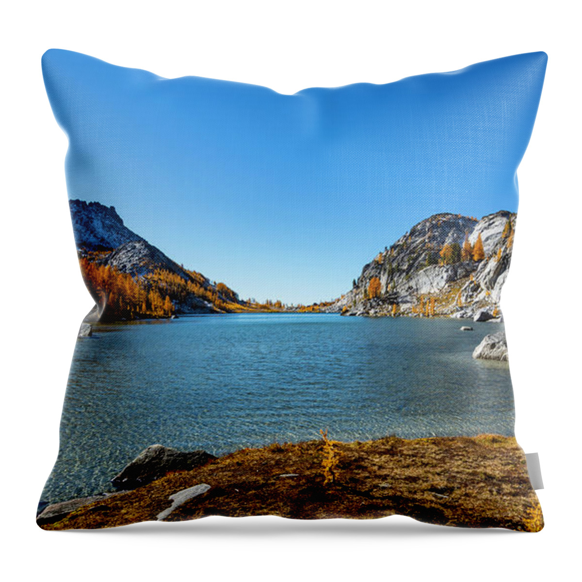 Core Throw Pillow featuring the photograph Perfection Lake 3 by Pelo Blanco Photo