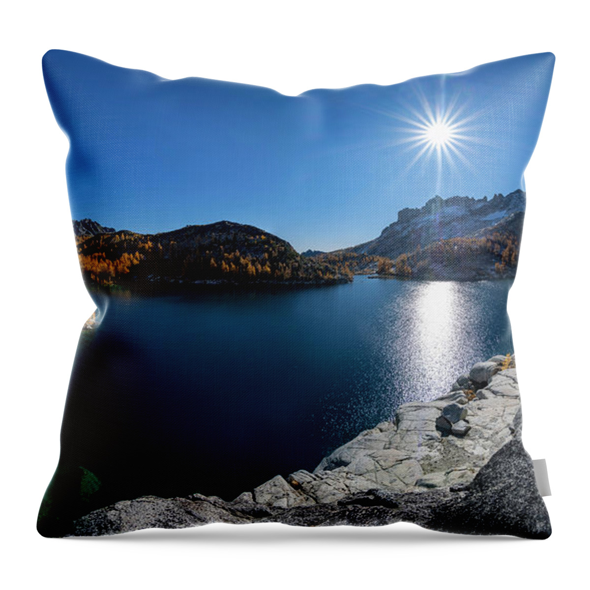 Core Throw Pillow featuring the photograph Perfection Lake by Pelo Blanco Photo
