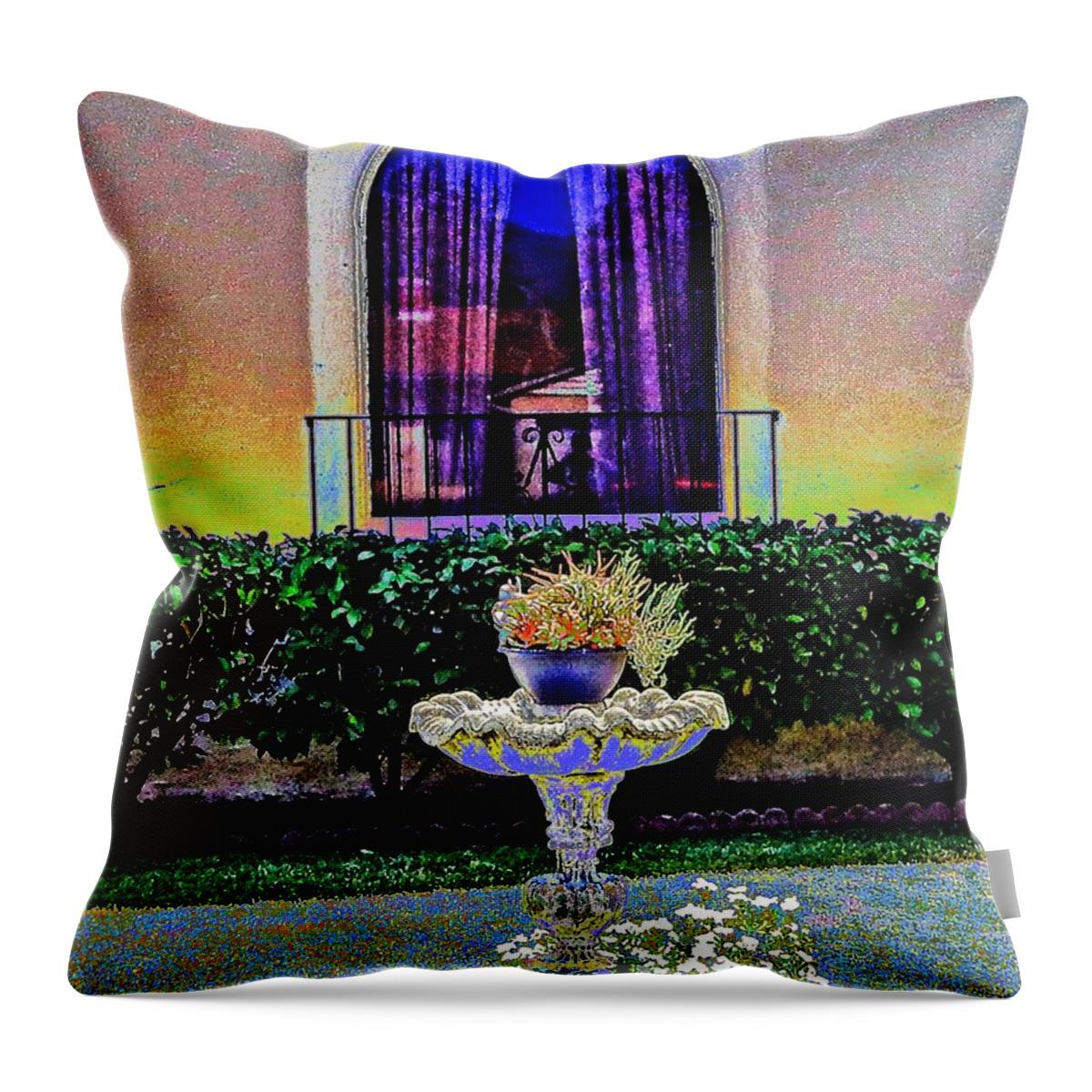 Landscaping Throw Pillow featuring the photograph Picture Window by Andrew Lawrence