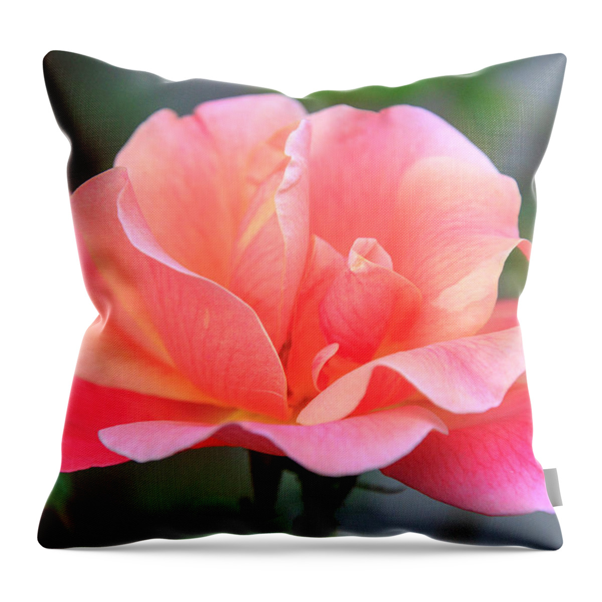Flower Throw Pillow featuring the photograph Pink Delight by Her Arts Desire