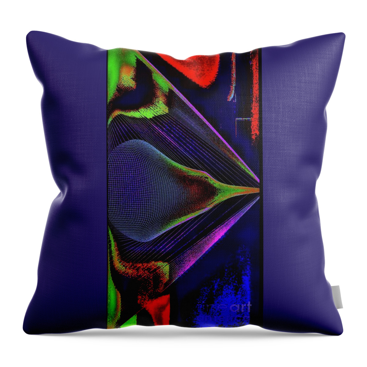  Throw Pillow featuring the digital art Pinpoint 2 by Glenn Hernandez