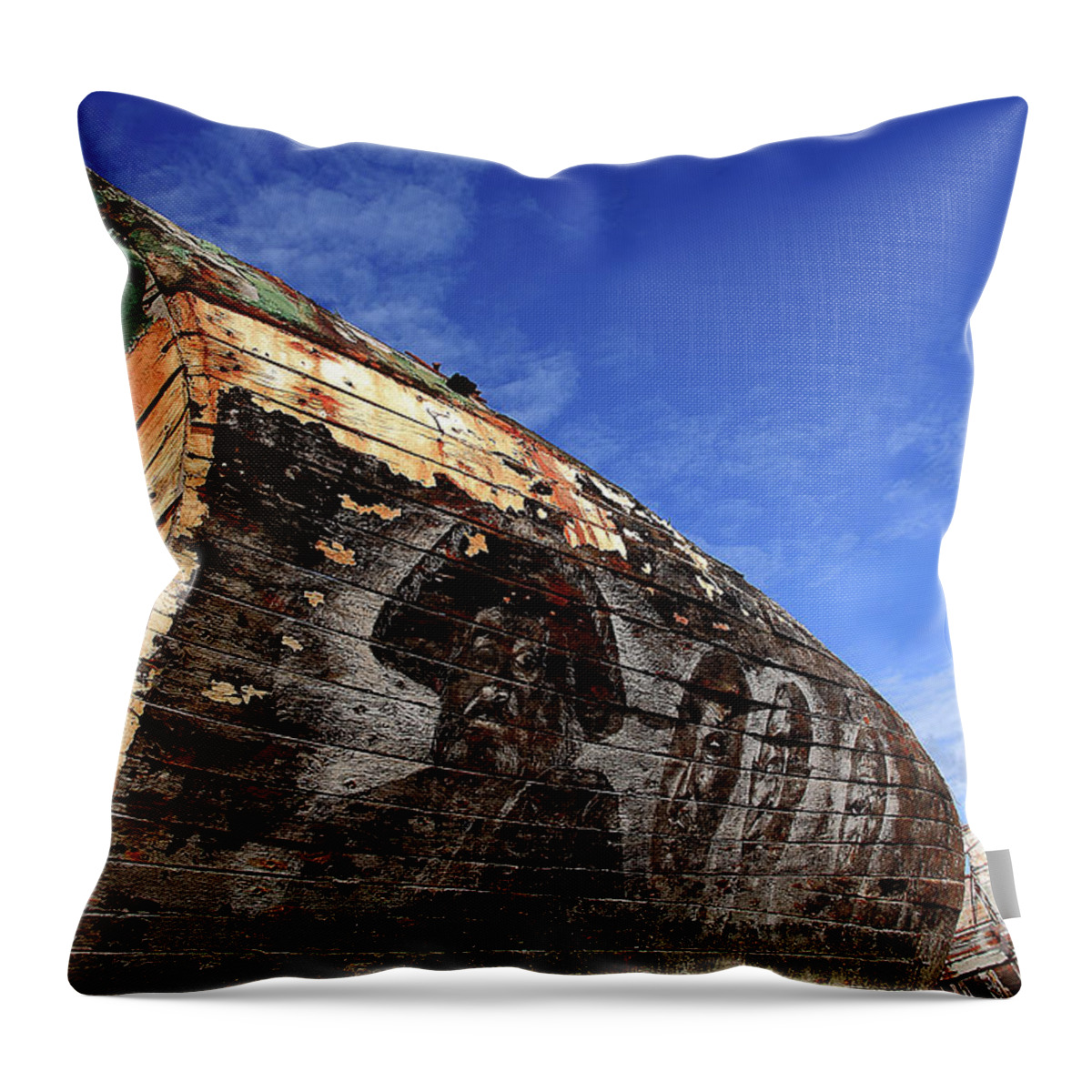 Pirate Throw Pillow featuring the photograph Pirates of the oceans by Frederic Bourrigaud