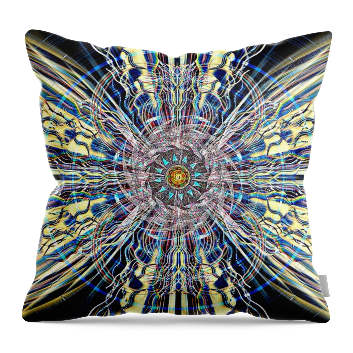 Background Throw Pillow featuring the digital art Plasmology by David Manlove